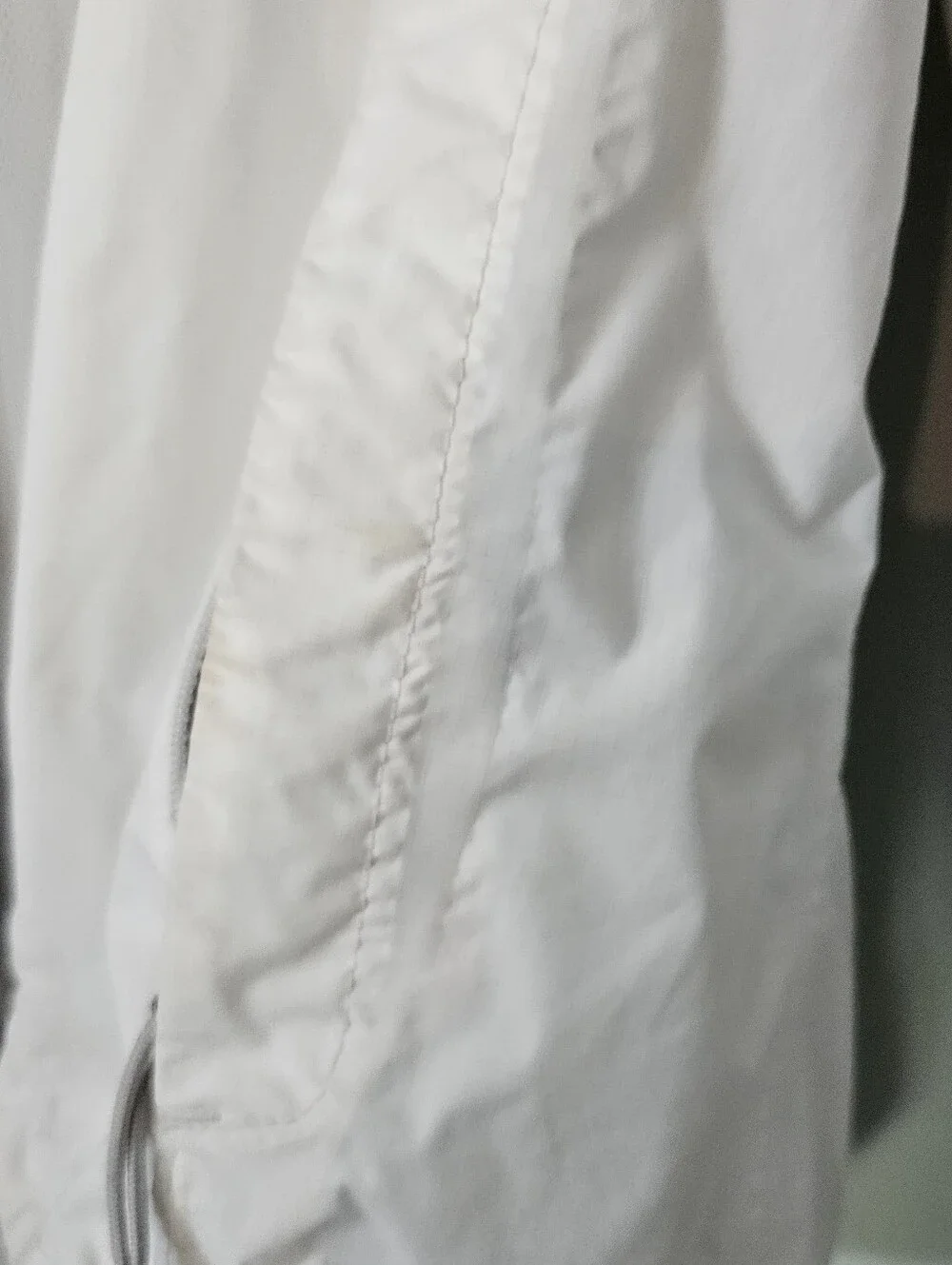 The North Face White Hooded Rain Jacket